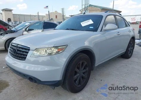 2006 Infiniti Fx35 из США, поврежденный, VIN JNRAS08W26X208677